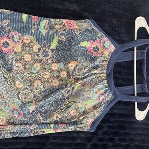 Prana Navy floral dress